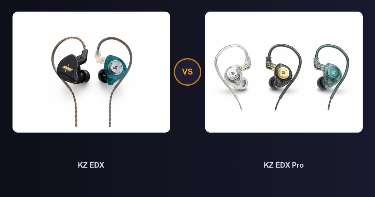 KZ EDX x KZ EDX Pro