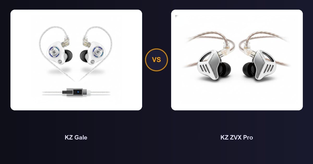 KZ Gale x KZ ZVX Pro