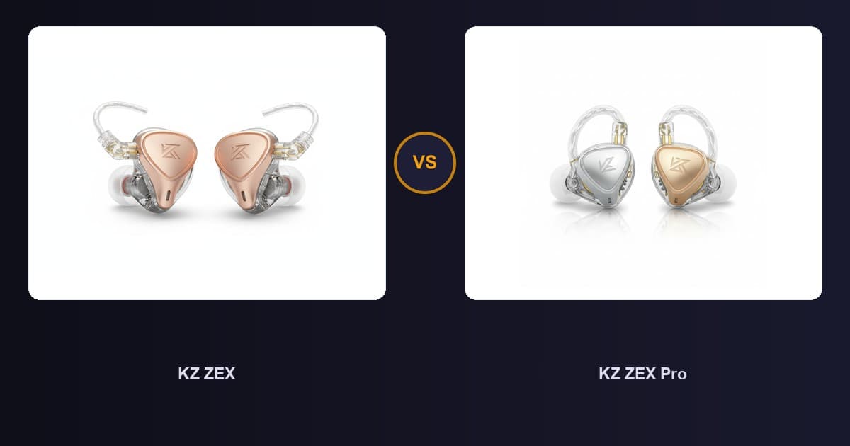 KZ ZEX x KZ ZEX Pro
