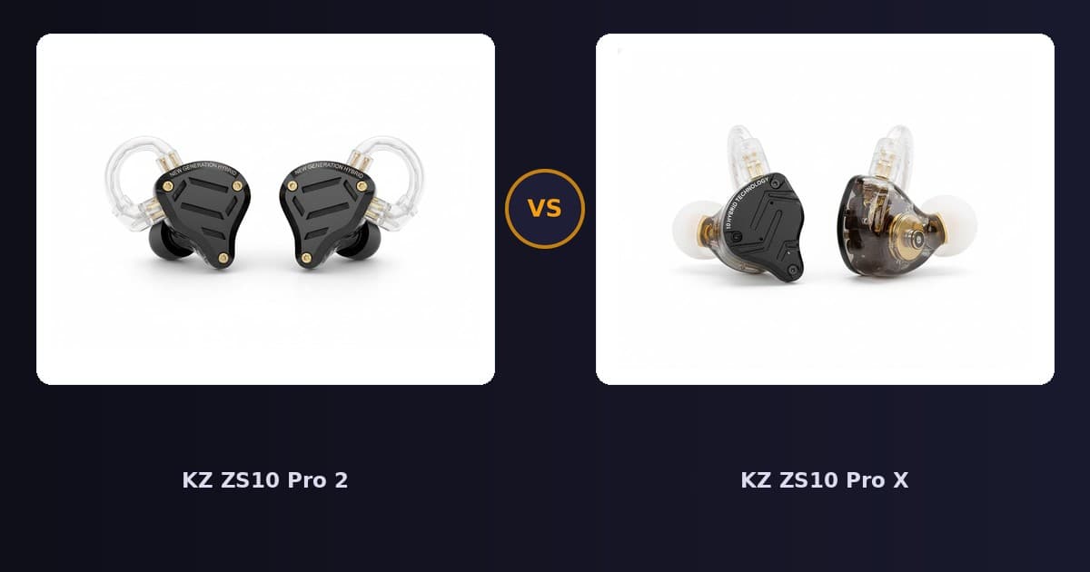 KZ ZS10 Pro 2 x KZ ZS10 Pro X