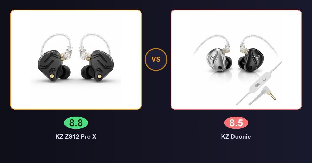 KZ ZS12 Pro X x KZ Duonic
