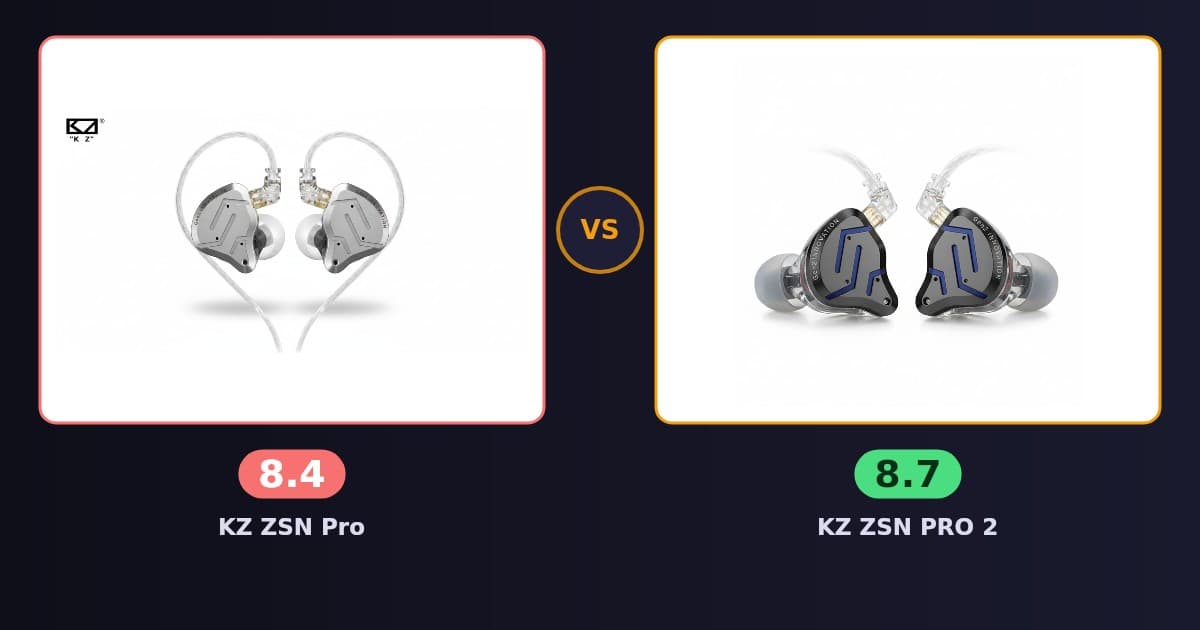 KZ ZSN Pro x KZ ZSN PRO 2