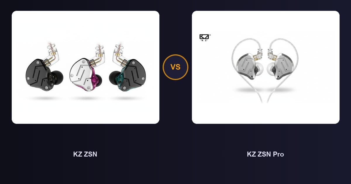 KZ ZSN x KZ ZSN Pro