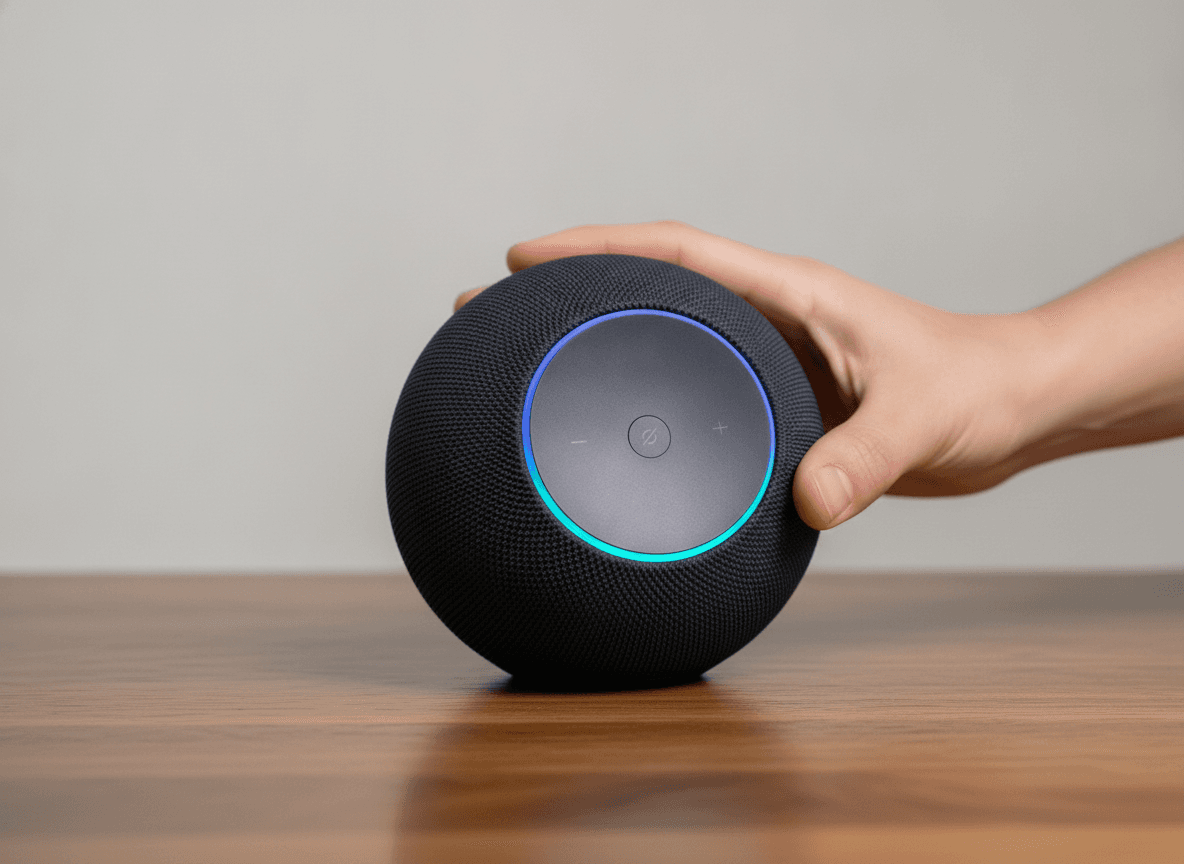 Amazon Echo Studio: in_hand