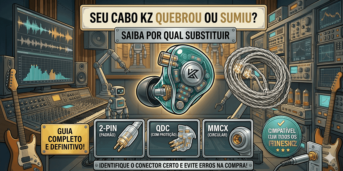 Seu cabo KZ quebrou ou sumiu? Saiba por qual substituir